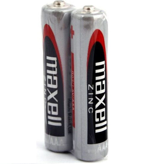 MAXELL - MANGANESO SALINE BATTERY AAA R03 RETRACTABLE*2