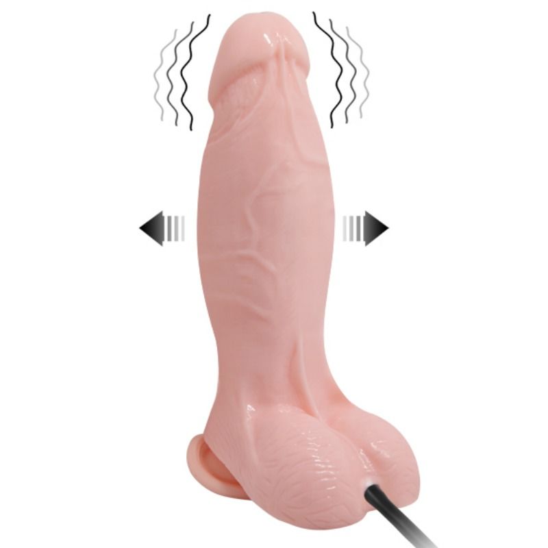 BAILE - REALISTISCHER VIBRIERENDER UND AUFBLASBARER DILDO 18,8 CM