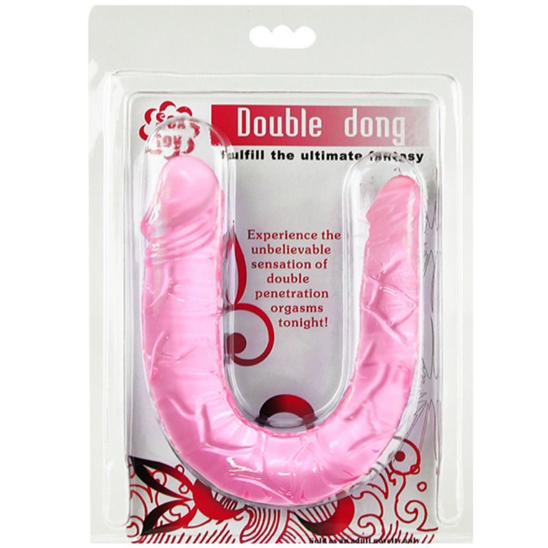 TANZ - DOPPELTER ROSA DILDO DOPPEL-DONG