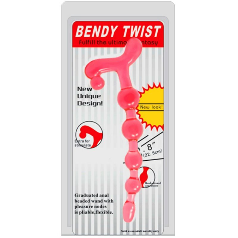 BAILE - BOLAS ANAIS VERMELHAS BENDY TWIST