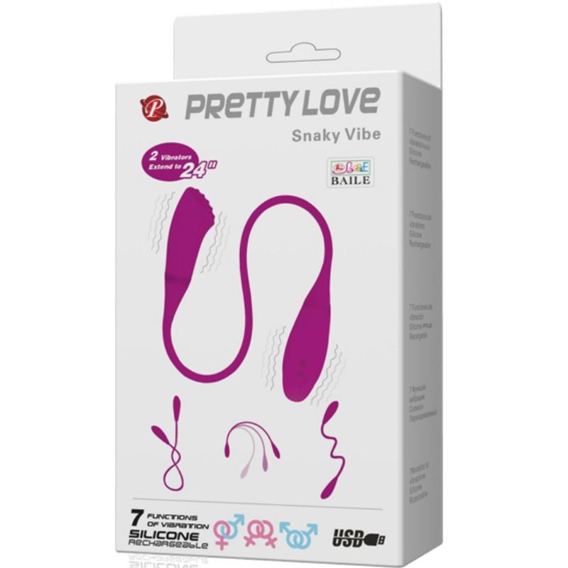 PRETTY LOVE - SMART VIBRATOR SNAKY VIBE 2 MOTORS