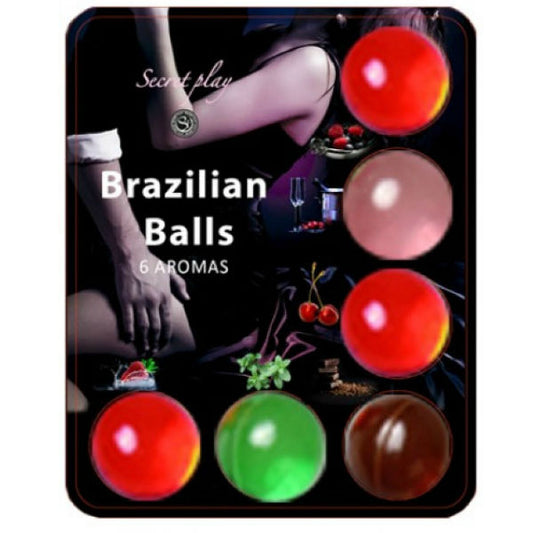 SECRETPLAY - BRAZILLIAN BALLS HOT BALLS SCHMIERMITTEL 6 EINHEITEN