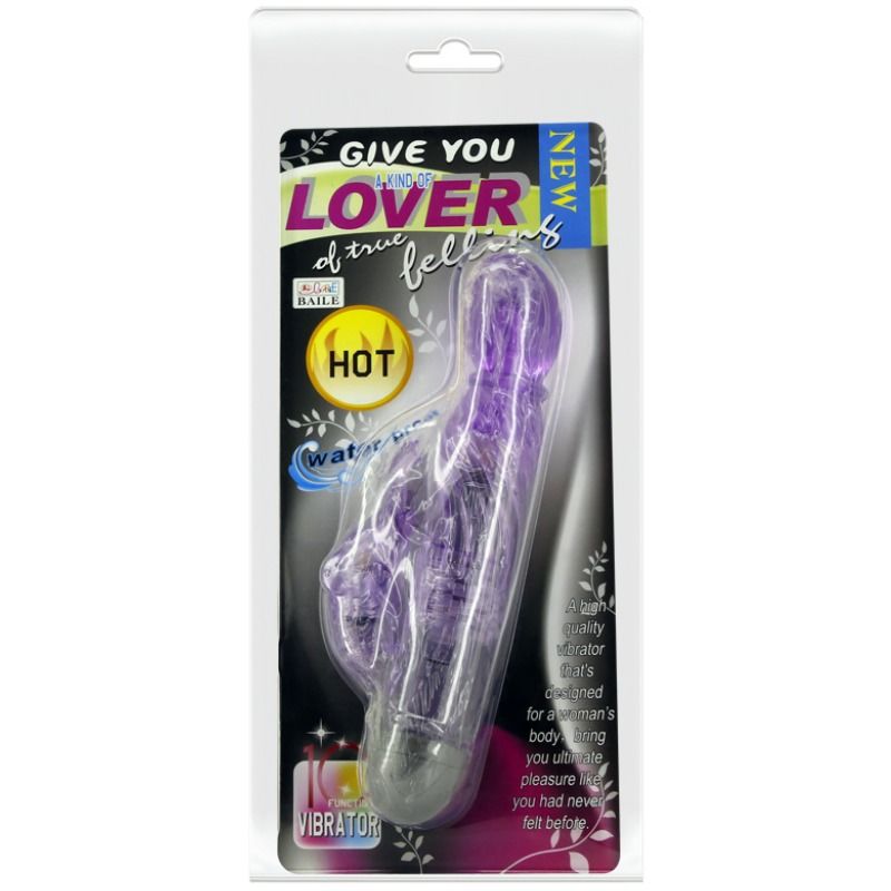 DANCE - GIVE YOU A LOVER'S TYPE OF VIBRATOR WITH LILAC RABBIT 10 MODES