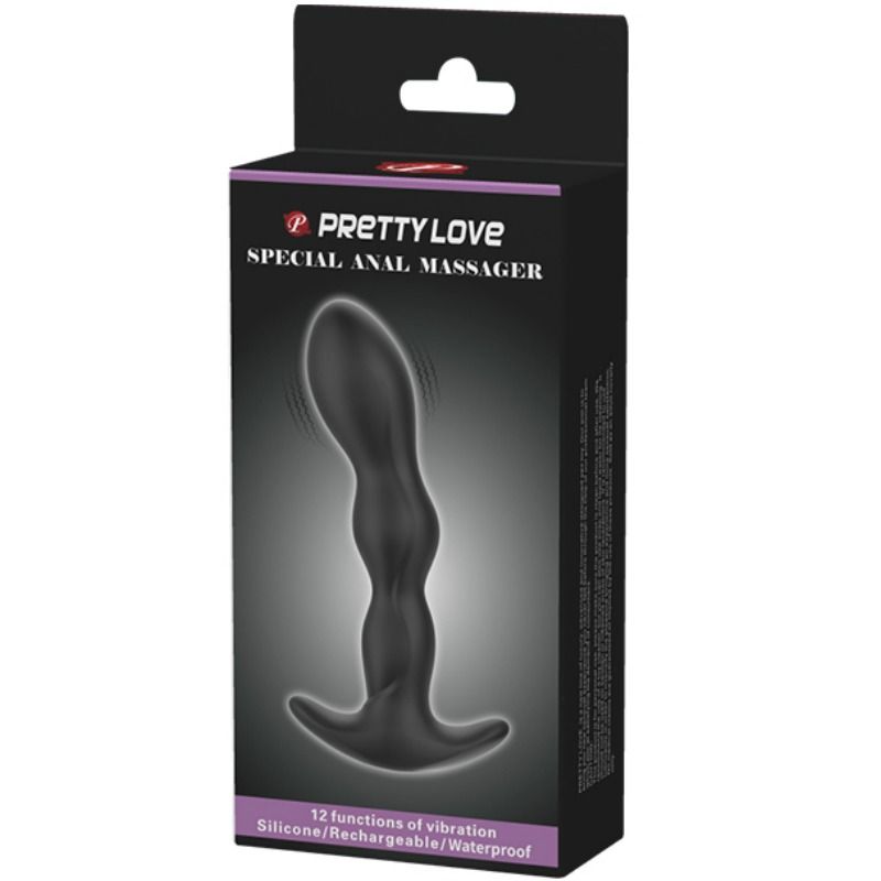 PRETTY LOVE - MASSAGER ANAL 12 MODOS DE VIBRAO