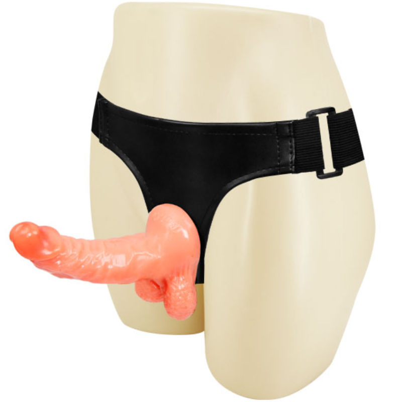 BAILE - HARNESS WITH REALISTIC PENIS AND ADJUSTABLE ULTRA PASSIONATE PANTS 15.5 CM