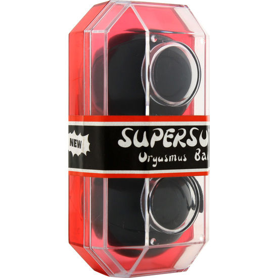 SEVEN CREATIONS - SUPERSOFT BLACK ORGASMIC BALLS