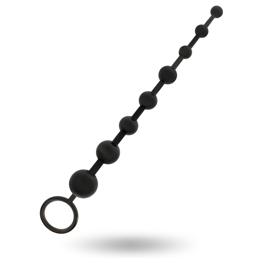 ADDICTED TOYS - 29 CM BLACK ANAL BEADS