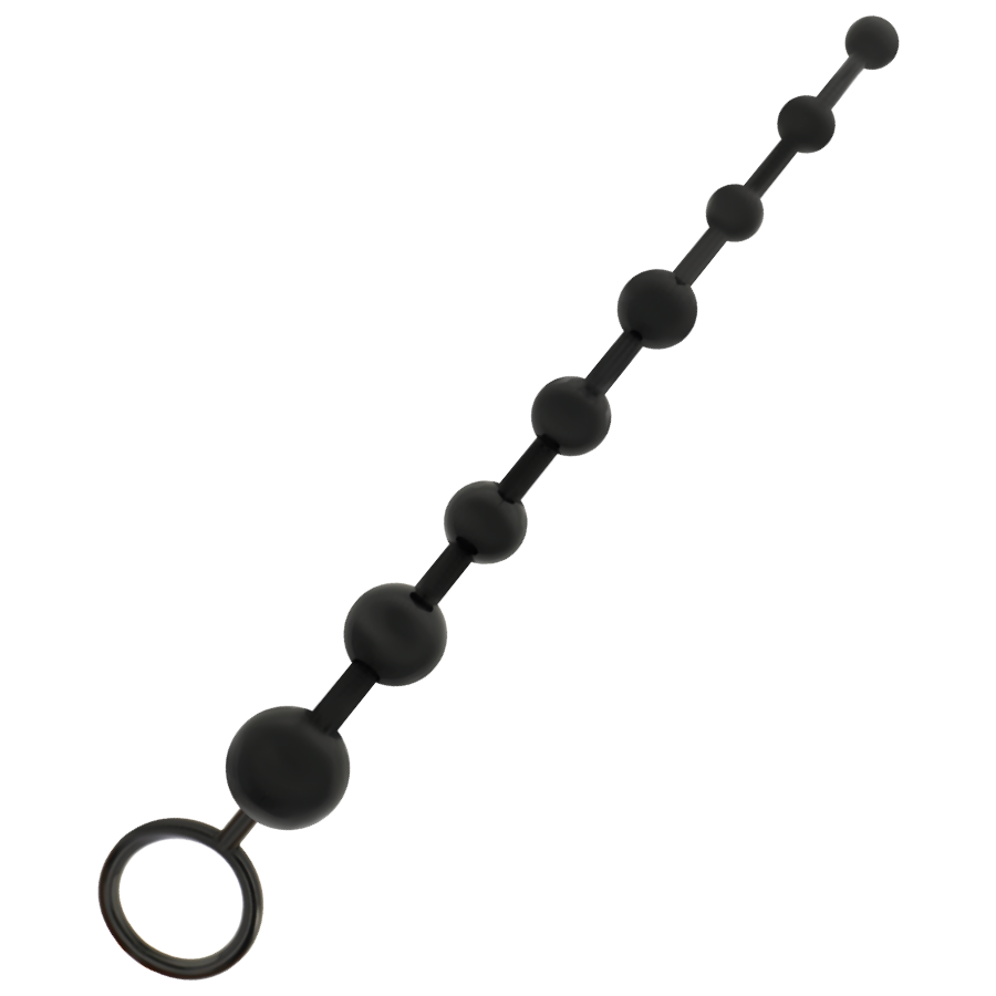 ADDICTED TOYS - 29 CM BLACK ANAL BEADS