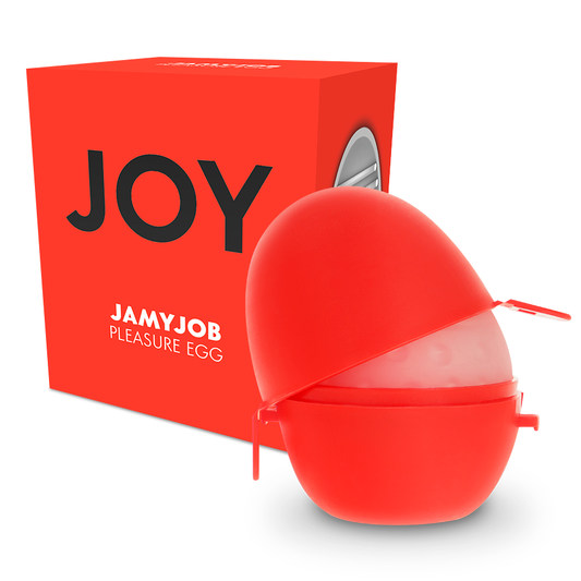 JAMYJOB -MASTURBADOR DE OVO VERSO VERMELHA DISCRETT