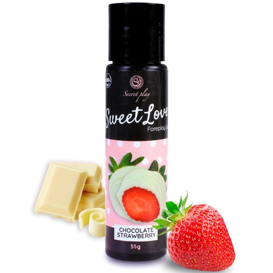 SECRETPLAY - SWEET LOVE GEL ERDBEERE UND WEISSE SCHOKOLADE 60 ML