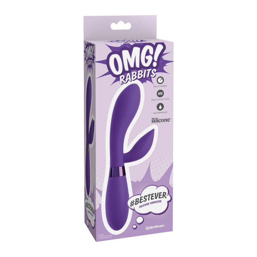 OMG - BESTEVER SILICONE VIBRATOR LILAC