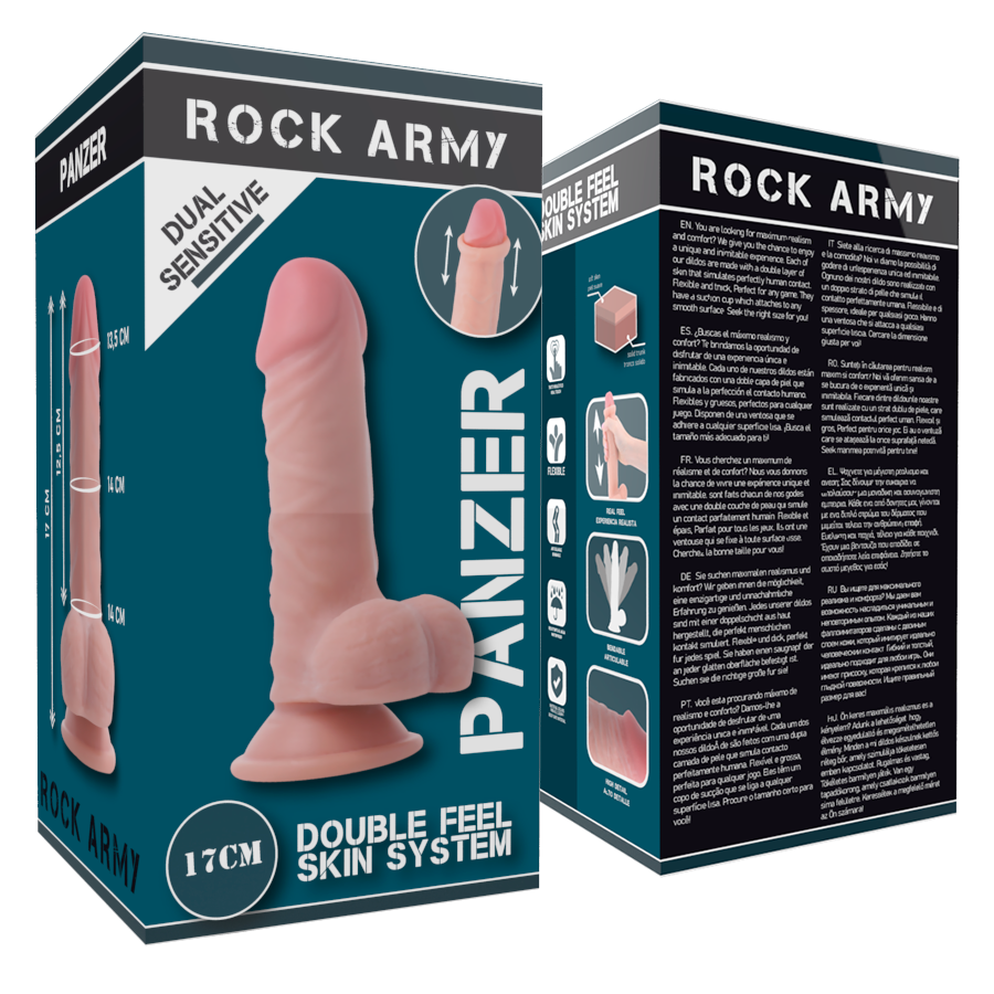 ROCKARMY - DUAL DENSITY PANZER 17 CM -O- 4.46 CM