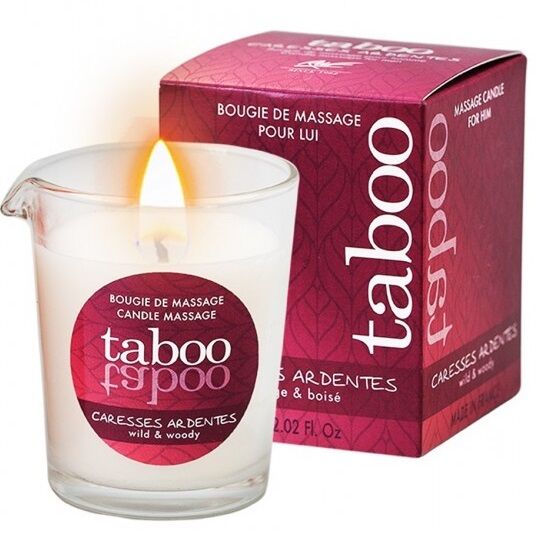 RUF - TABOO MASSAGE CANDLE FOR HIM CIRCULA BURNING FERN AROMA