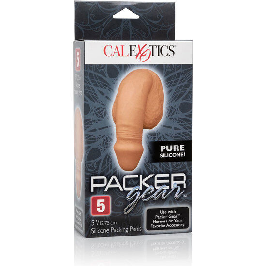 CALEXOTICS - SILICONE PENIS PACKAGING 12.75 CM CARAMEL