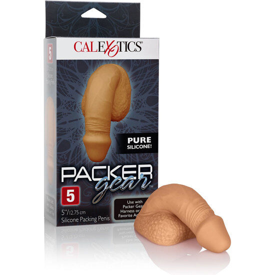 CALEXOTICS - SILICONE PENIS PACKAGING 12.75 CM CARAMEL