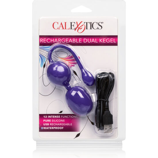 CALEXOTICS - RECARREGVEL DUPLO KEGEL ROXO