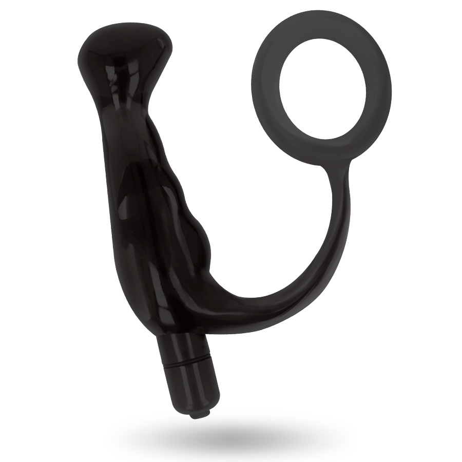 ADDICTED TOYS - VIBRATOR- BLACK TICO PROSTICS 10 CM