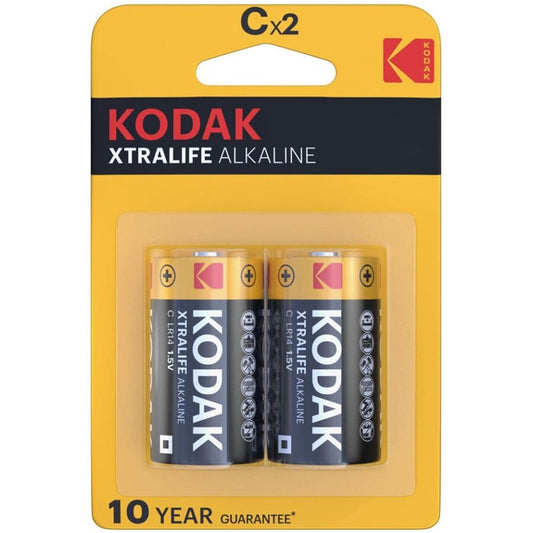 KODAK - XTRALIFE ALKALINE BATTERIES BOX 2 UNITS