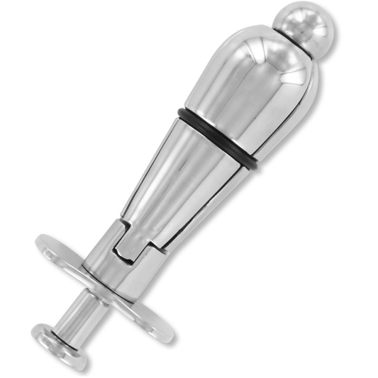 HARD METAL - ANAL PLUG WITH LOCK