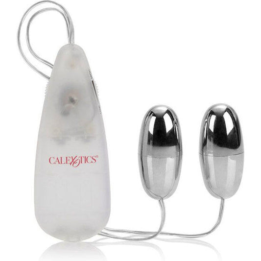 CALEXOTICS - SILVER DUO VIBRATING BULLETS