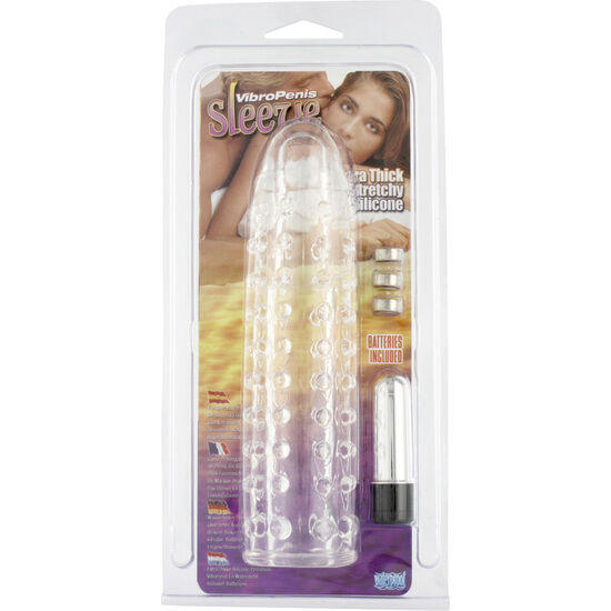 SEVEN CREATIONS - TRANSPARENT VIBRATING PENIS SHEATH