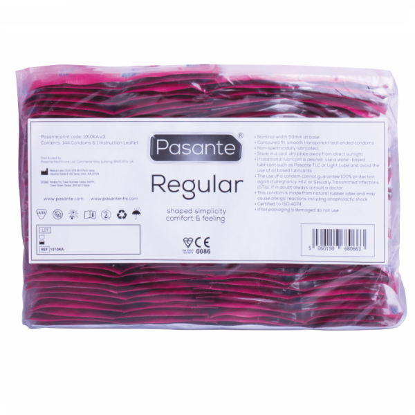 PASANTE - CONDOMS REGULAR RANGE 144 UNITS