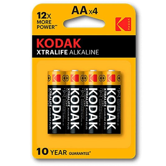 KODAK - XTRALIFE AA LR6*4 ALKALINE BATTERY