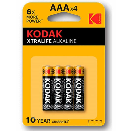 KODAK - XTRALIFE AAA ALKALINE BATTERY LR03*4