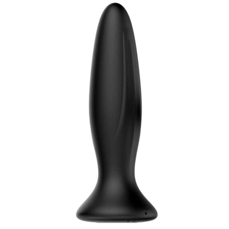 MR PLAY - PLUG ANAL VIBRADOR PRETO RECARREGVEL