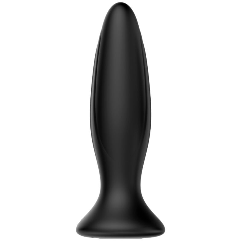 MR PLAY - PLUG ANAL VIBRADOR PRETO RECARREGVEL