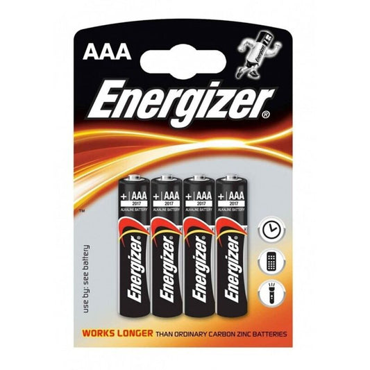 ENERGIZER - BATERIA ALCALINA AAA LR03 *4