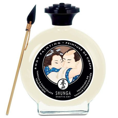 SHUNGA - VANILLA AND CHOCOLATE BODY PAINTING