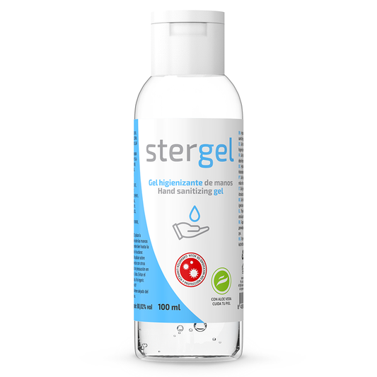 STERGEL - ALOE VERA HYDROALCOHOLIC HAND DISINFECTANT GEL 100ML 