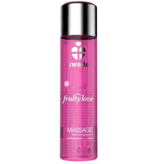 SWEDE - FRUITY LOVE MASSAGE OIL WARMING EFFECT PINK GRAPEFRUIT WITH MANGO 60 ML