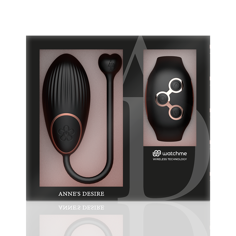 ANNE'S DESIRE - EGG TECNOLOGIA DE CONTROLE REMOTO WATCHME PRETO/OURO