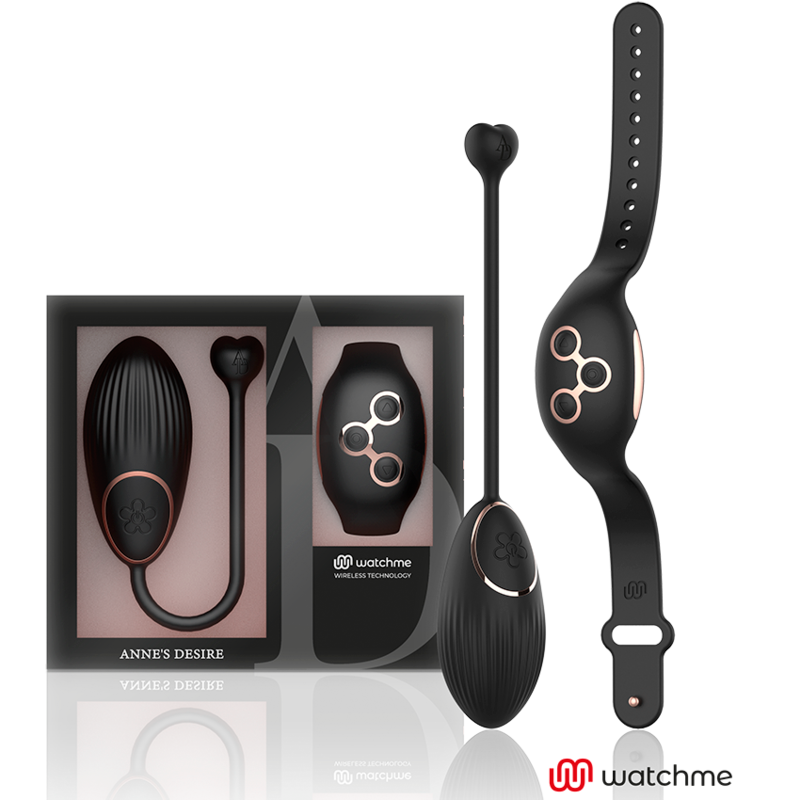 ANNE'S DESIRE - EGG TECNOLOGIA DE CONTROLE REMOTO WATCHME PRETO/OURO