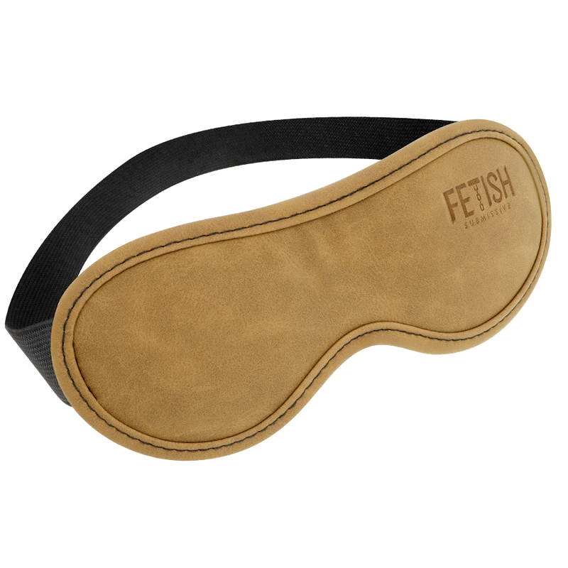 FETISH SUBMISSIVE ORIGEN - MSCARA DE COURO VEGANO COM FORRO DE NEOPRENE