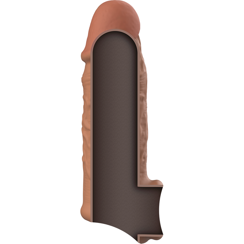 VIRILXL - V7 LIQUID SILICONE PENIS EXTENSION BROWN