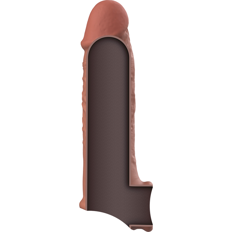 VIRILXL - V9 LIQUID SILICONE PENIS EXTENSION BROWN