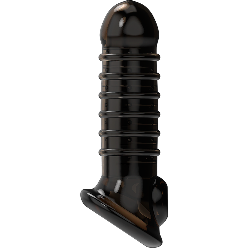 VIRILXL - V15 BLACK PENIS EXTENSION AND SHEATH