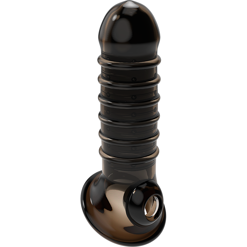 VIRILXL - V15 BLACK PENIS EXTENSION AND SHEATH