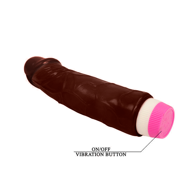 BAILE - VIBRADOR ONDAS DE PRAZER 19.5 CM MULATO