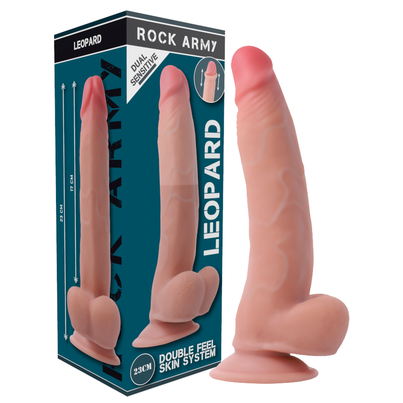 ROCKARMY - GESCHIRR + LEOPARD DOPPELTE DICHTE 23 CM -O- 4,77 CM