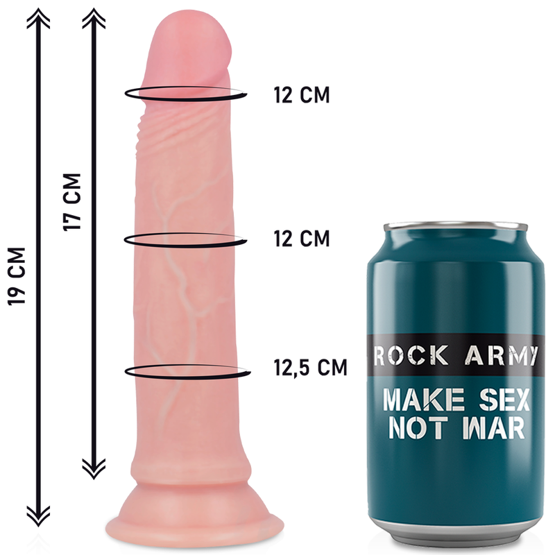 ROCKARMY - HARNESS + PREMIUM AVENGER FLÜSSIGSILIKONDILDO 19 CM -O- 3,98 CM