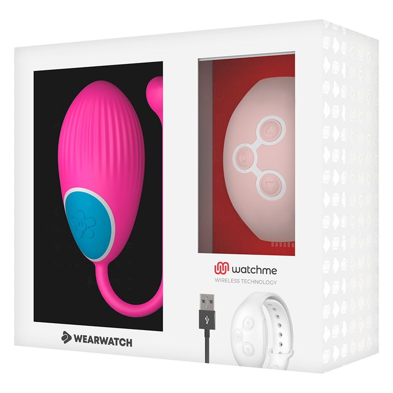 WEARWATCH - TECNOLOGIA WATCHME CONTROLE REMOTO OVO FÚCSIA / ROSA