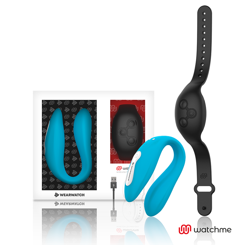 WEARWATCH - VIBRADOR DE TECNOLOGIA DUAL WATCHME INDIGO / JET