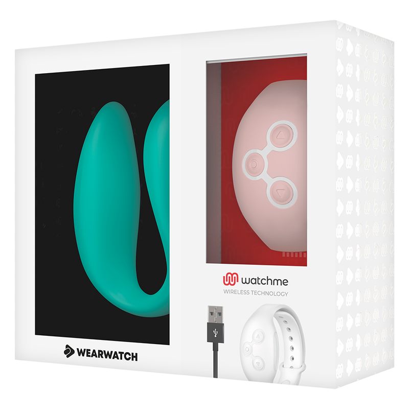 WEARWATCH - DUAL WATCHME TECHNOLOGY VIBRATOR SEAWATER / PINK