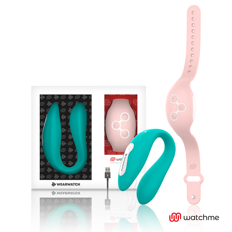 WEARWATCH - DUAL WATCHME TECHNOLOGY VIBRATOR SEAWATER / PINK