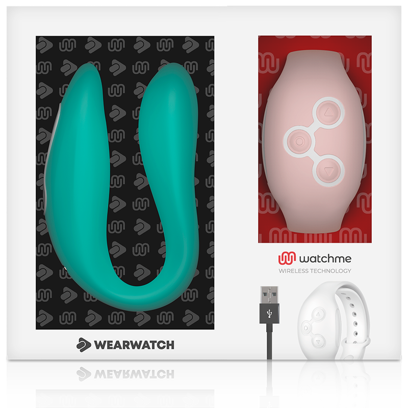 WEARWATCH - DUAL WATCHME TECHNOLOGY VIBRATOR SEAWATER / PINK