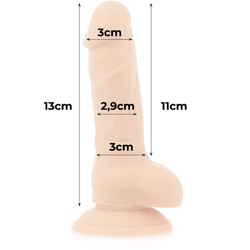 COCK MILLER - HARNESS + SILICONE DENSITY ARTICULABLE COCKSIL 13 CM